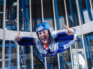 Thumbs up! Foto: Indoor Skydive Roosendaal.