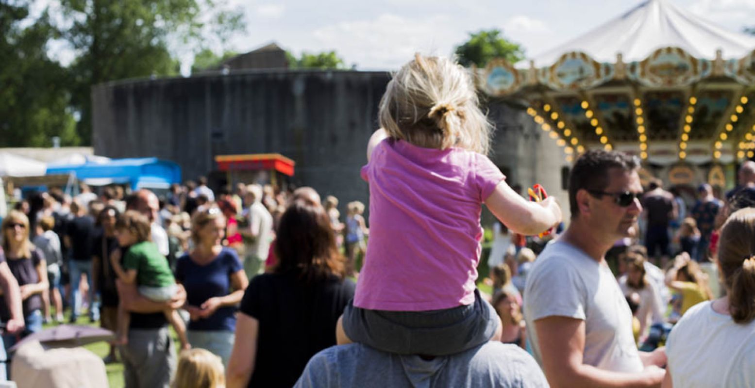 Het Fortenfestival is leuk voor het hele gezin. Foto: Stichting Liniebreed Ondernemen,  Forten.nl 