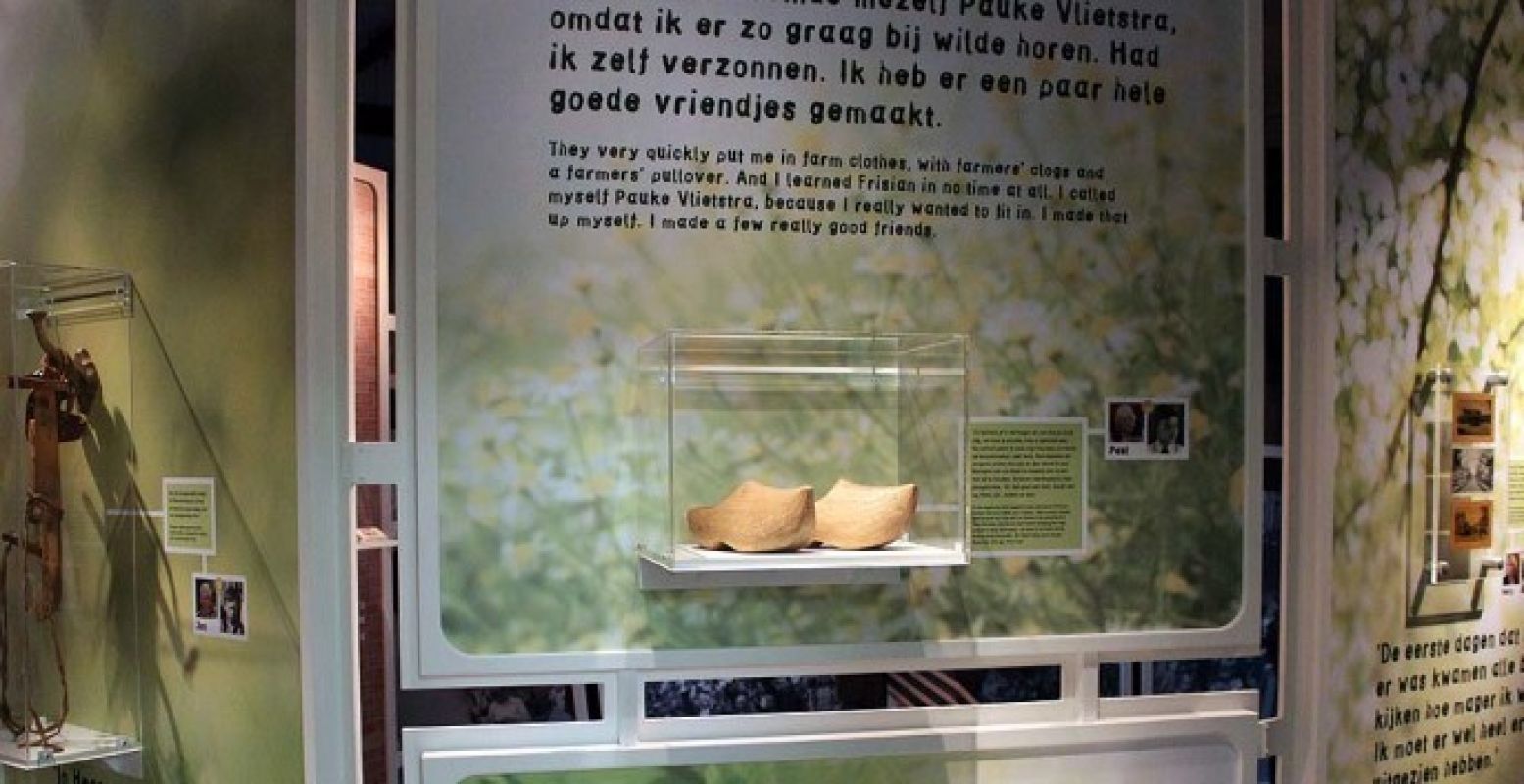 Ook het verhaal van Paul van Vliet is te lezen in de expositie Naar de boeren! Foto: Verzetsmuseum Amsterdam