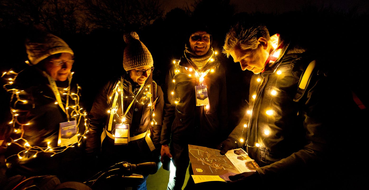 Scheveningen verandert dit weekend in een zee van licht. Foto: Scheveningen Light Walk