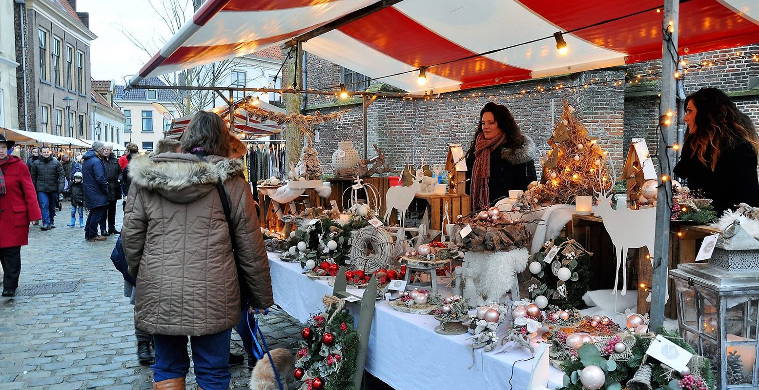 Ook dit jaar is Hattem omgetoverd tot een winterdorp met gezellige kerstmarkt. Foto: Visit Hattem