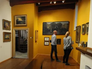 De zaal met werk van Voerman senior. Foto: Voerman Stadsmuseum Hattem