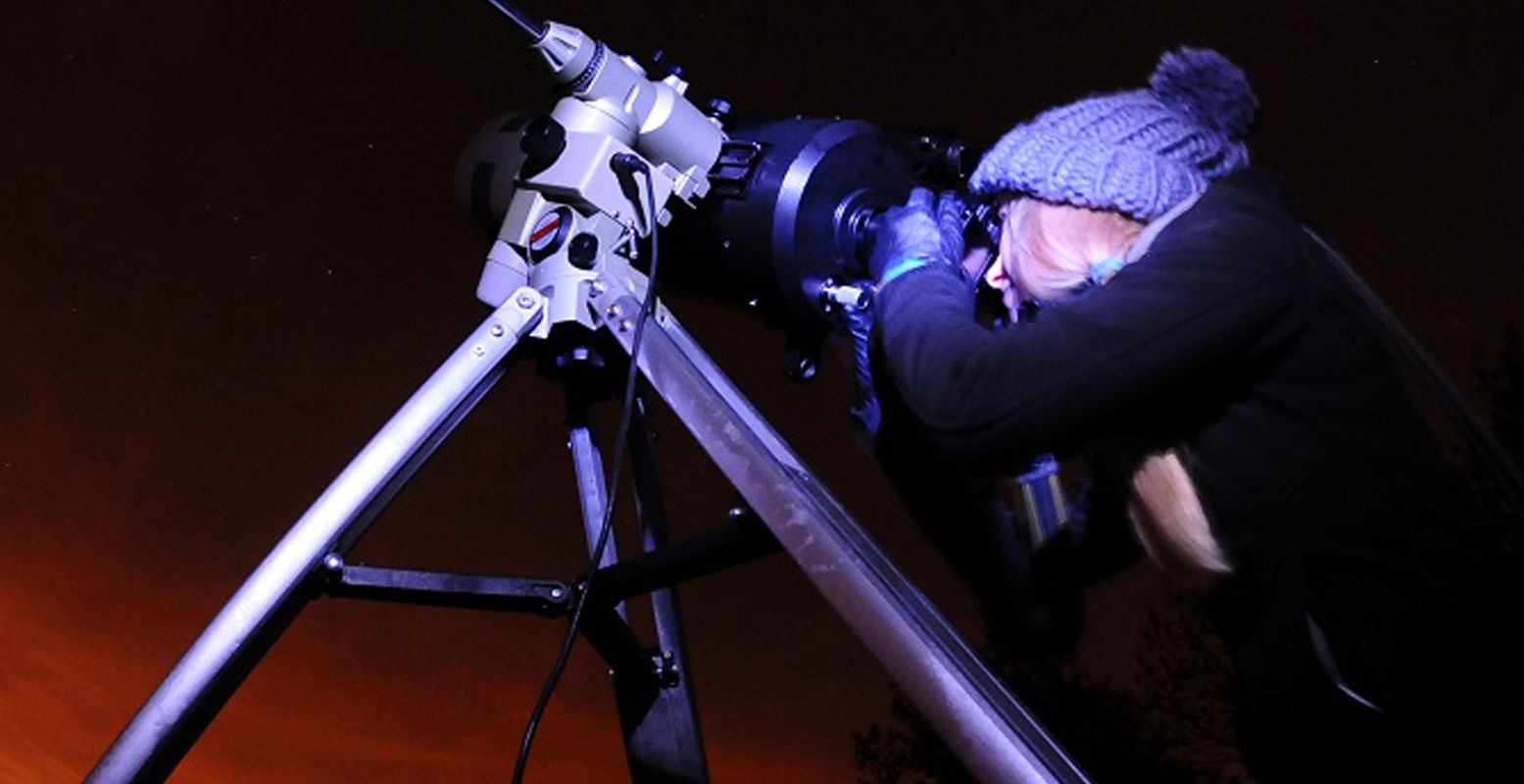 Bekijk de maansverduistering op een van de evenementenlocaties tijdens de Nacht van de Nacht. Foto: © Jan Koeman
