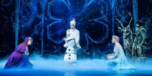 Zie je favoriete Frozen-personages op het toneel. Foto: Johan Perrson