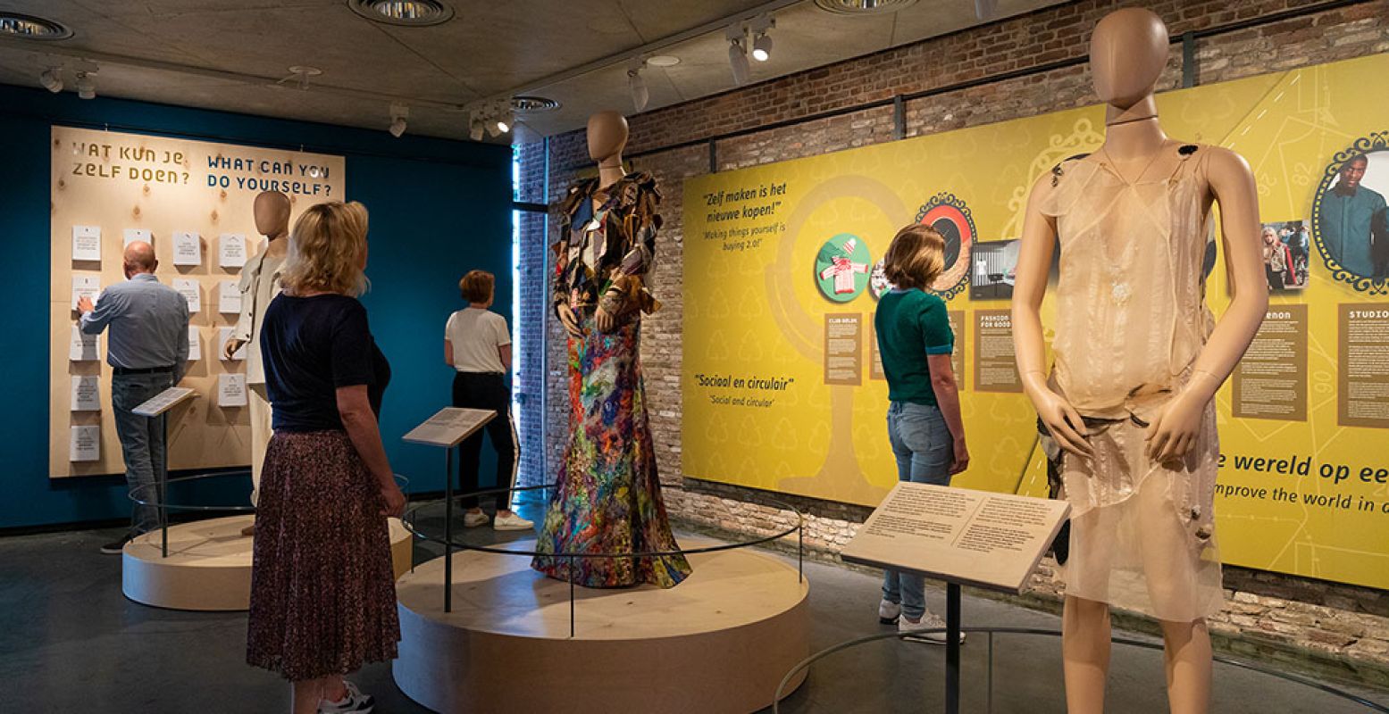 'Zelf maken is het nieuwe kopen'. Kunnen we met de technieken van vroeger de kledingindustrie weer duurzaam maken? Foto: Zuiderzeemuseum / Madelon Dielen