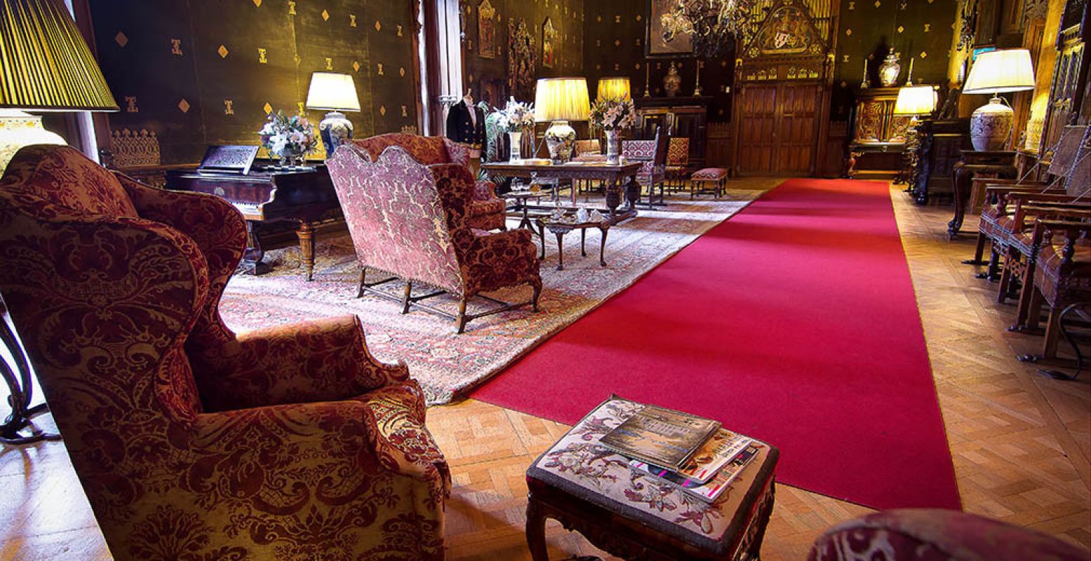 Het huidige interieur van de Ridderzaal. Beeld: Kasteel de Haar Utrecht.