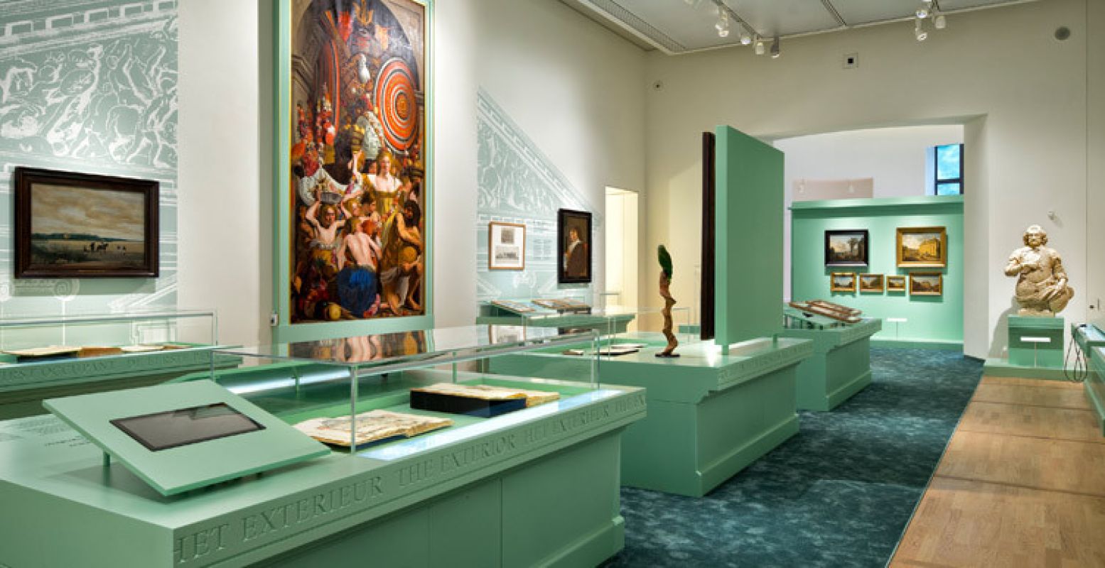 Expositie over de geschiedenis van het Mauritshuis. Foto: © Ronald Tilleman. Mauritshuis, Den Haag