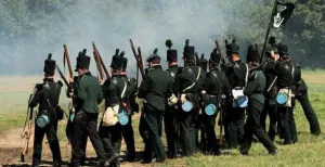 Historisch schijngevecht met Napoleon