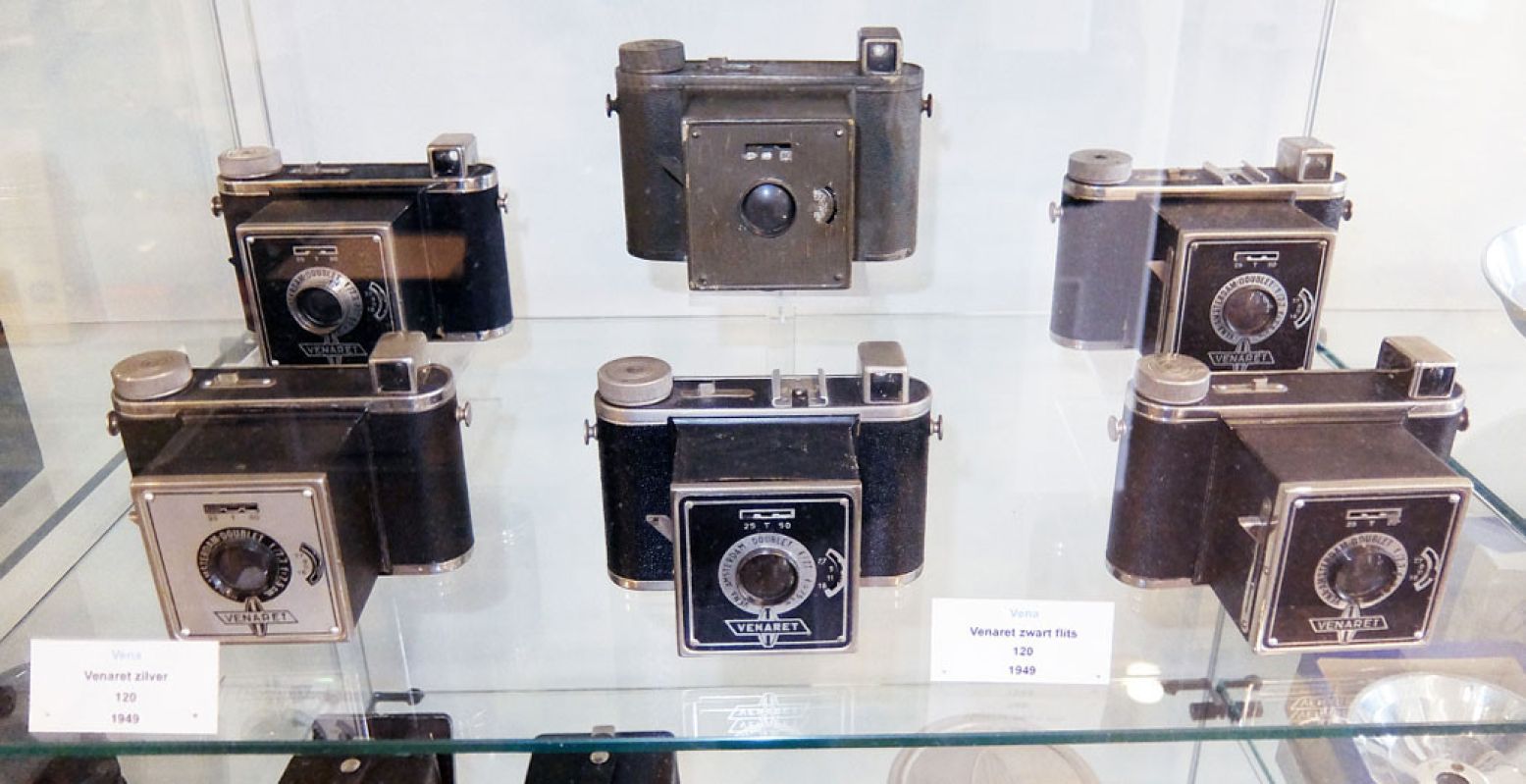 Bekijk honderden oude camera's. Foto: Cameramuseum © Bob Noomen