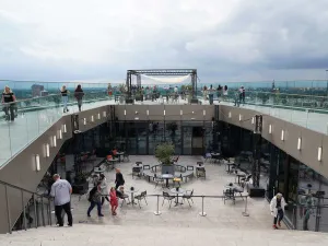 Het mooie dakterras. Foto: André Löwenthal
