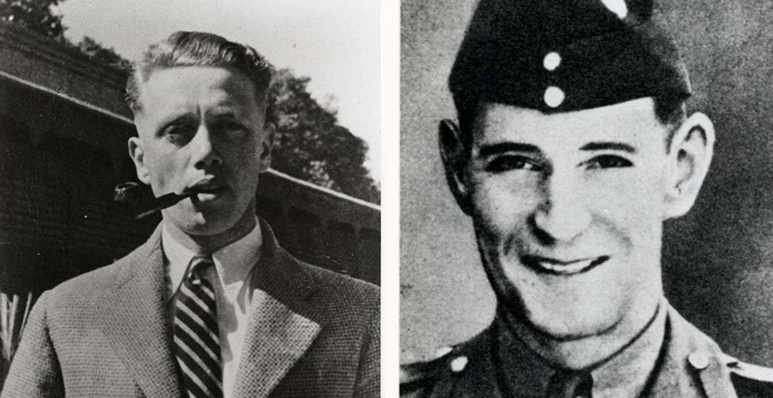Links: Flight Lieutenant David Samuel Anthony Lord. Rechts: Luitenant John Hollington Grayburn. Foto: Airborne Museum.