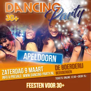 30+ Dancing Party Apeldoorn-Beekbergen 30+ Dancing Party. Foto: Herman Hilhorst.Foto geüpload door gebruiker.