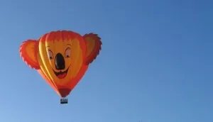 Kleurrijke luchtballonnen in Barneveld