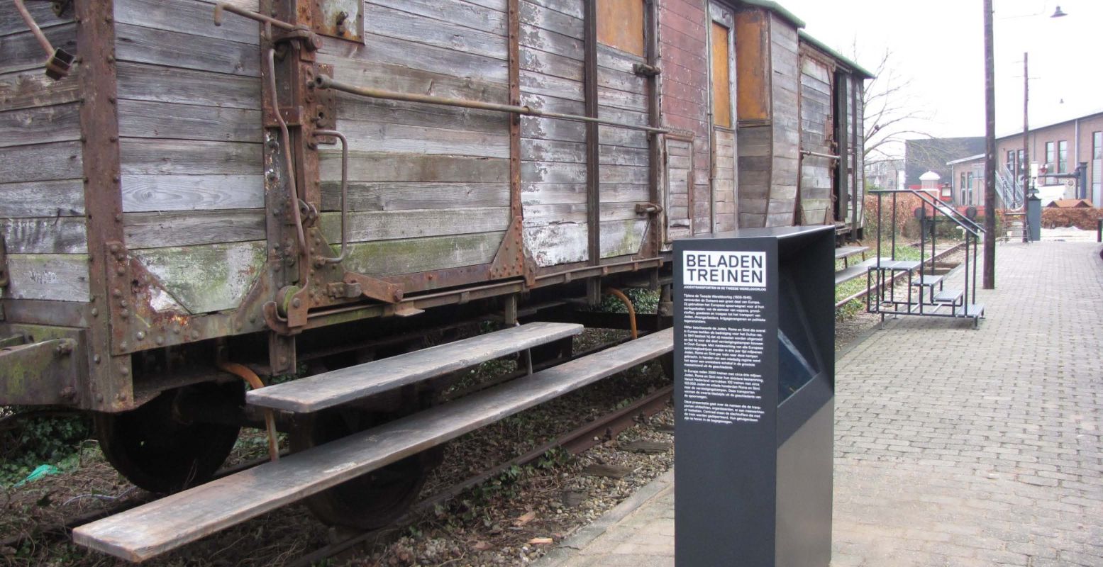 Vanaf het Maliebaanstation werden vele Joden gedeporteerd naar Westerbork. Foto: Spoorwegmuseum