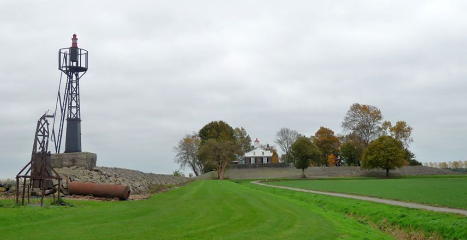 Langs Oud Kraggenburg op de LF Zuiderzeeroute. Foto: Luc Oteman