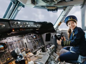 Voel zelf hoe het is om te vliegen. Foto: Luchtvaartmuseum Aviodrome © Wieneke Hofland