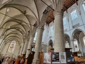 Sint-Catharijnekerk De indrukwekkende gewelven. Foto: DagjeWeg.NL