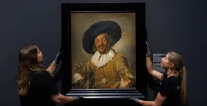 Hier kijken we naar uit in 2024 Frans Hals, Een schutter die een berkenmeier vasthoudt, bekend als ‘De vrolijke drinker’ (ca. 1629). Foto: Rijksmuseum/ Kelly Schenk.