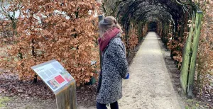 Struin rond in het vernieuwde Beeldenpark Jits Bakker De ingang van de berceau is inmiddels gepromoveerd tot nieuwe hoofdingang. Foto: Stichting Jits Bakker Collectie