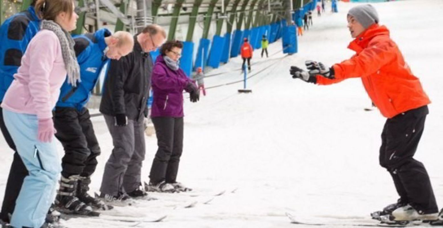 Voorproefje op alle wintersportpret. Foto: Skidome Rucphen