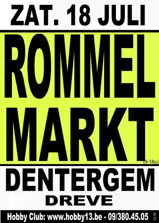 Antiek & Rommelmarkt te Dentergem Foto: De Dapper Eddy