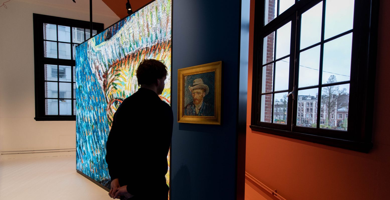 In de Van Gogh kamer van RTXP. Foto: Jonna Bruinsma