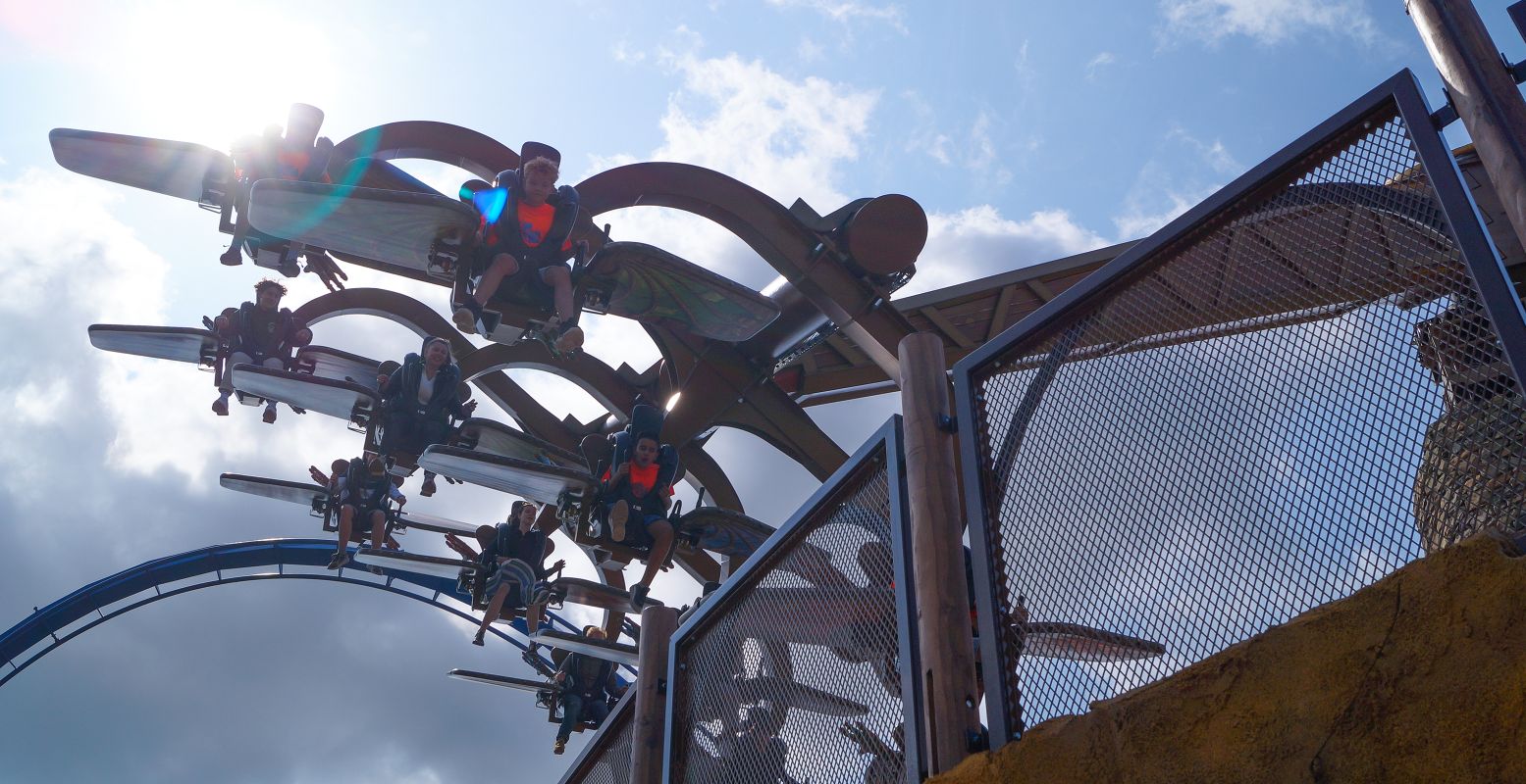 Pixarus neemt iedereen (min. 125 cm lang) mee in een duizelingwekkende rondvlucht. Foto: DagjeWeg.NL