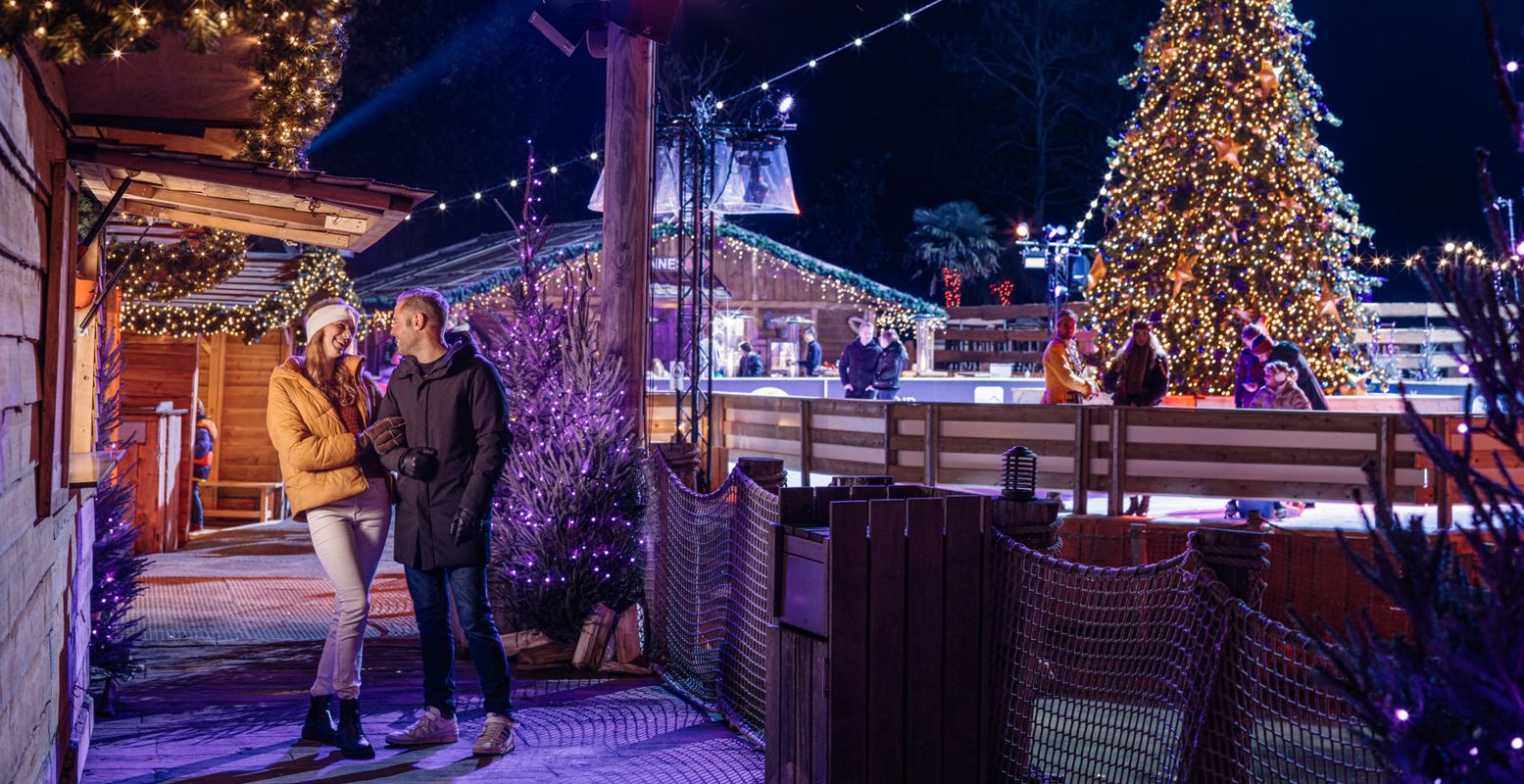 Toverland is deze kerstvakantie een waar winterwonderland. Foto: Toverland