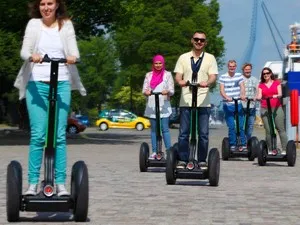 Segwayen in Rotterdam Samen op stap. Foto: Segway Rotterdam.