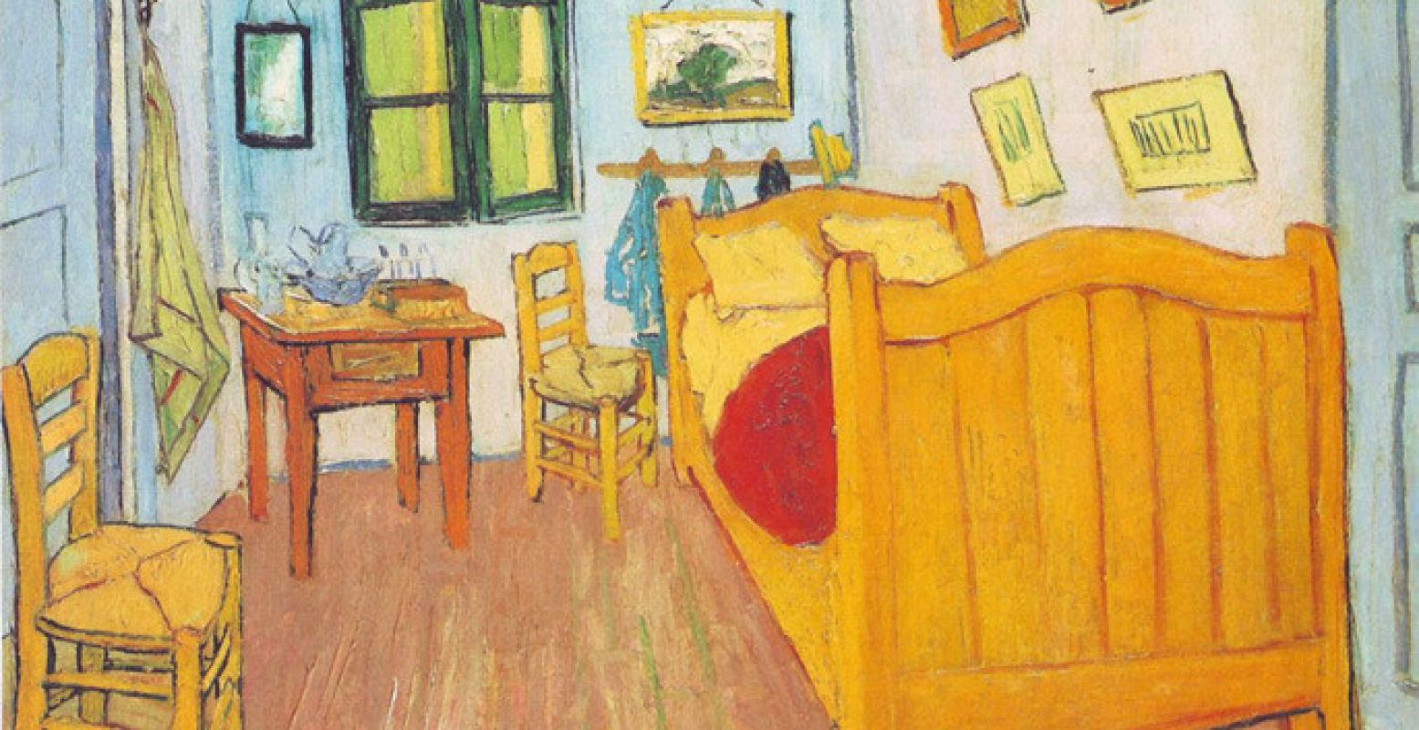 De slaapkamer, 1888, Vincent van Gogh, Van Gogh Museum, Amsterdam (Vincent van Gogh Stichting)