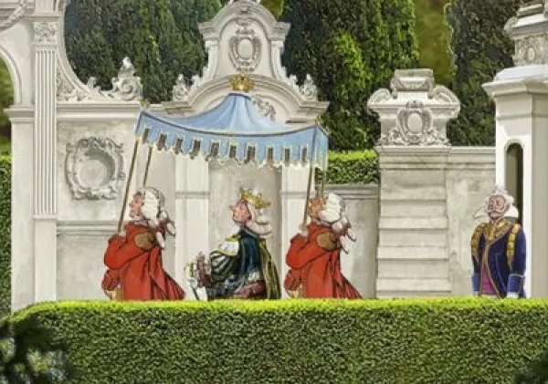 Blote billen in de Efteling