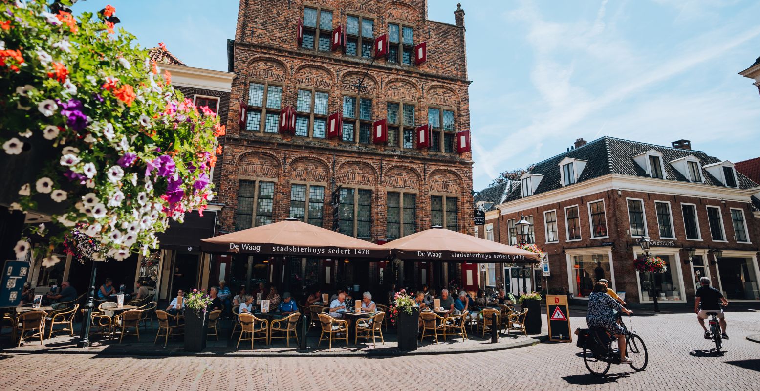 De Waag in het hart van het Gelderse Hanzestadje Doesburg. Foto: Marketing Oost © Roy Kappert, NBTC - Merel Tuk