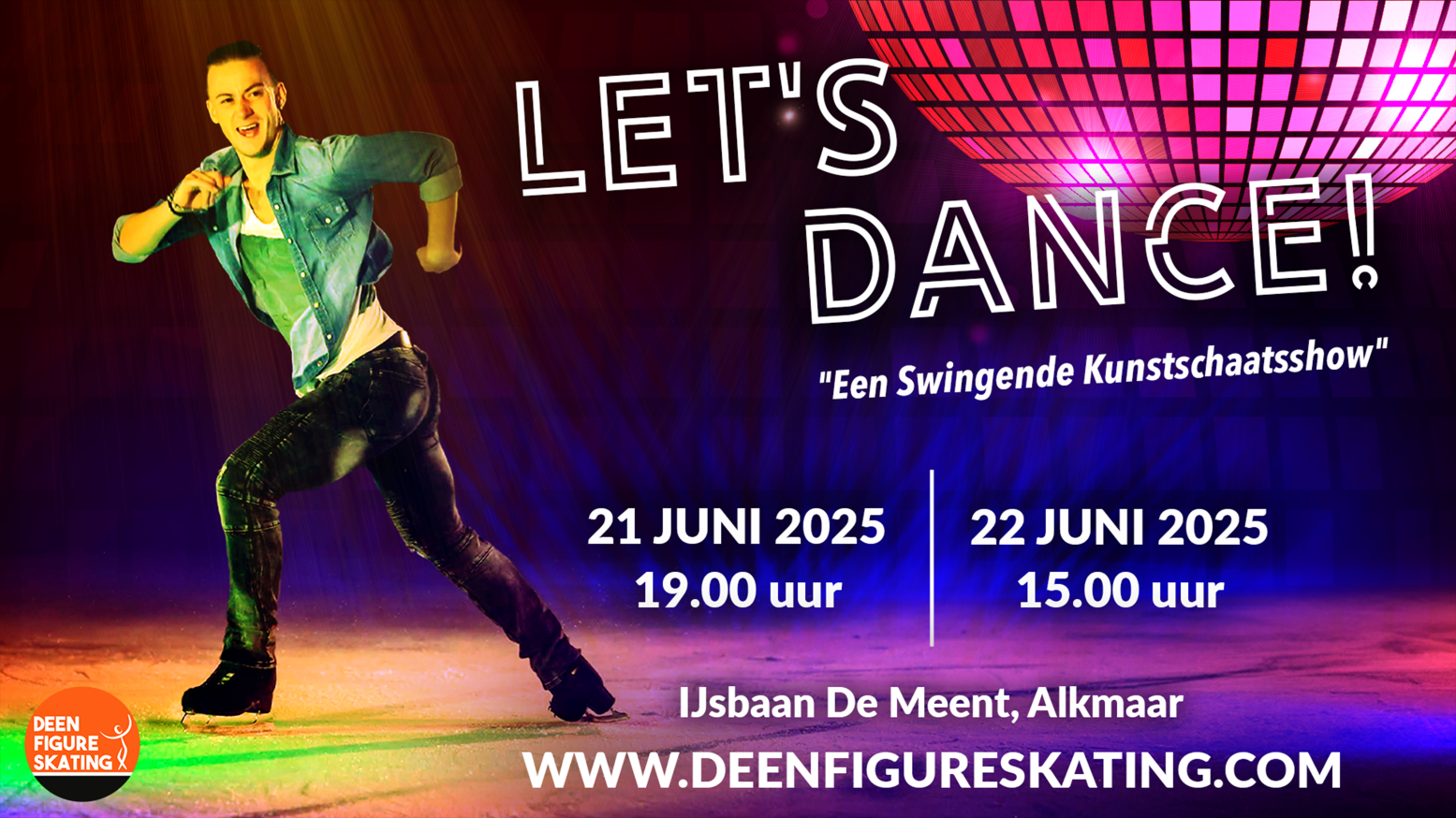 Bewonder met eigen ogen dit talent op het ijs! Foto: Deen Figure Skating