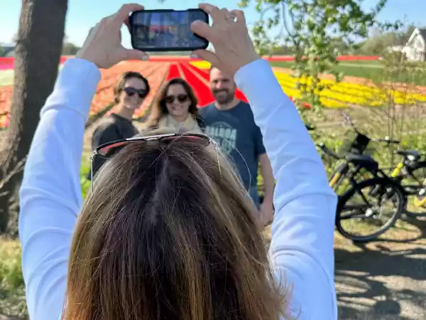 Say cheese voor een mooie herinnering. Foto: Dutch Experience Tour © Irene Kraak