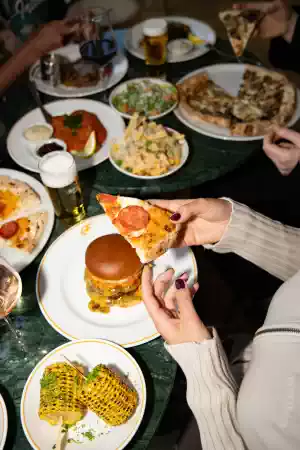 Heerlijk eten. Foto: Flight Golf