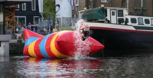 Laat je het water in lanceren!