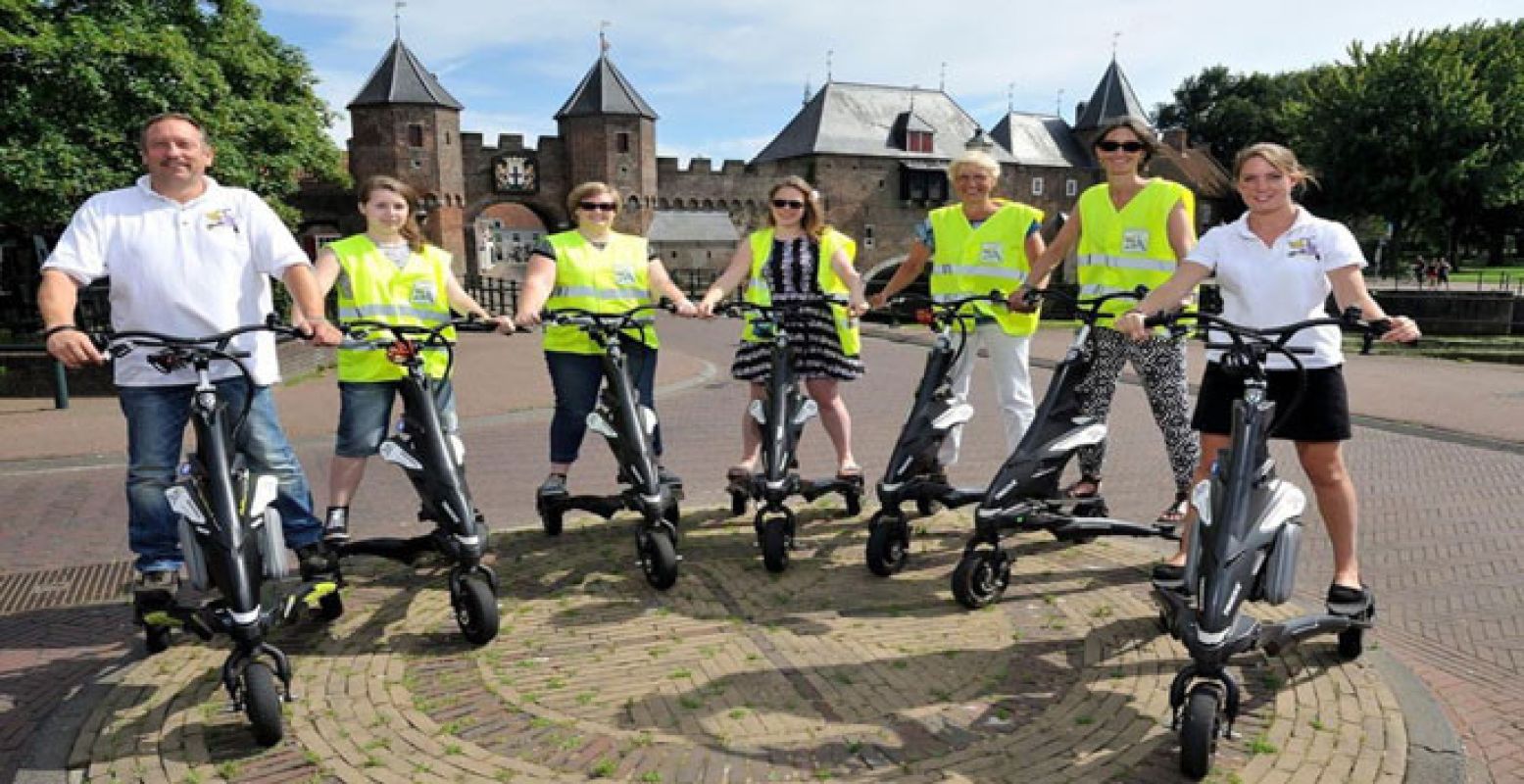 Toer op een Trikke door Amersfoort. Foto: My Trik.