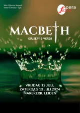 De opera Macbeth van Guiseppe Verdi Affiche Macbeth. Foto: Double Dutch DesignFoto geüpload door gebruiker.