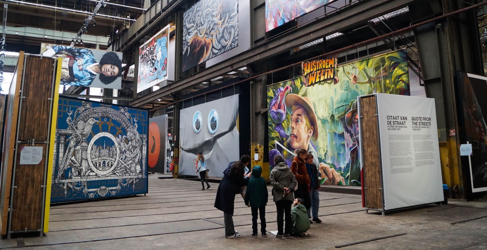 Bekijk werken van straatkunstenaars uit meer dan 32 landen. Foto: Redactie DagjeWeg.NL