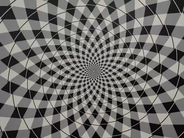 Overal kom je optische illusies tegen. Foto: André Löwenthal