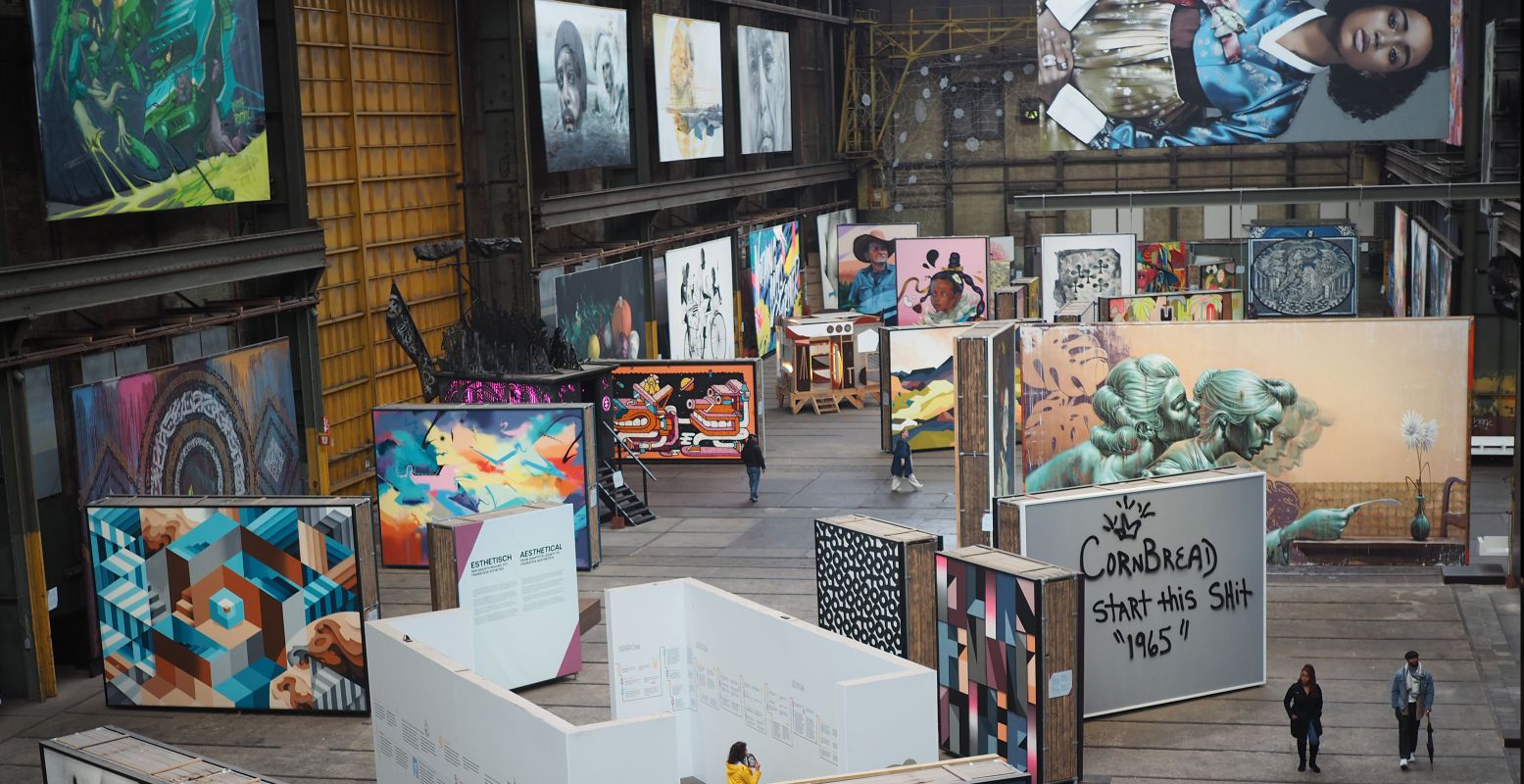 Bekijk werken van straatkunstenaars uit meer dan 32 landen. Foto: Redactie DagjeWeg.NL