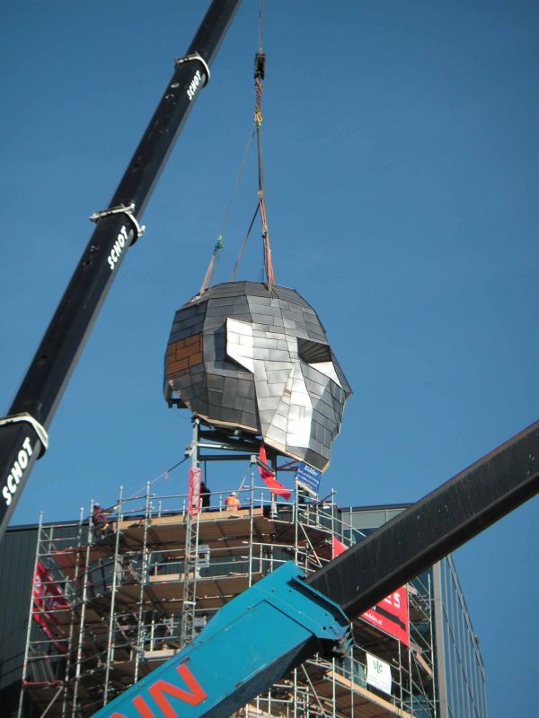 Het hoofd van CORPUS weegt 16 ton! Foto: CORPUS.
