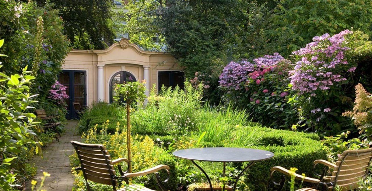 Een verborgen tuin op de Keizersgracht. Foto: Open Tuinen Dagen