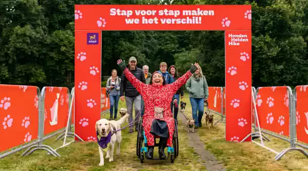 Honden Helden Hike KNGF Geleidehonden. Foto: Ron Heeren