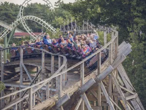 Met de hele klas in Joris en de Draak. Foto: Efteling.