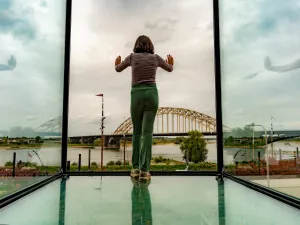 Ervaar een prachtig uitzicht op Nijmegen. Foto: Museum De Bastei