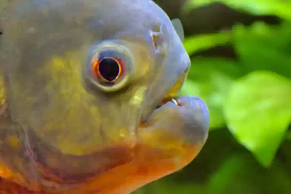 Close-up van een Piranha Foto: Ivar Christiaanse Close-up van een Piranha Foto: Ivar Christiaanse