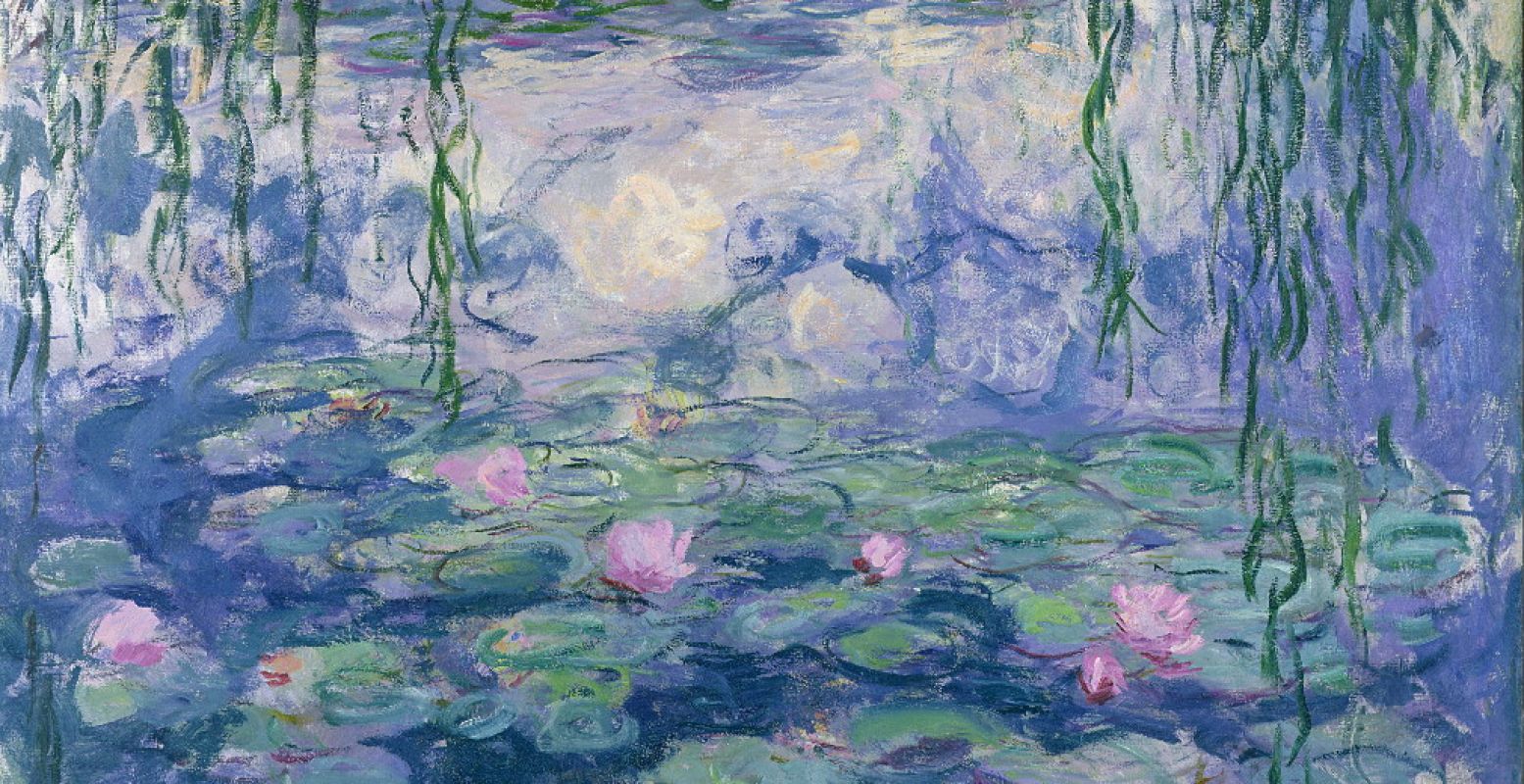Claude Monet (1840-1926), Waterlelies, 1916-1919, olieverf op doek, 150 x 197 cm, Musée Marmottan. Foto: Kunstmuseum Den Haag