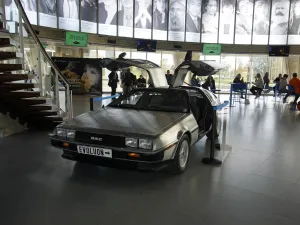 DeLorean DMC van Back to the Future. Foto: DagjeWeg.NL © Tonny van Oosten