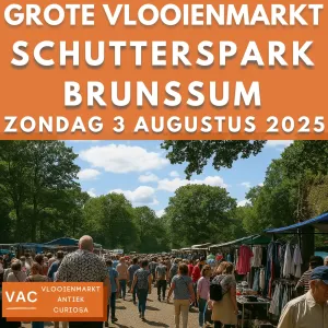 Grote vlooienmarkt - Schutterspark Brunssum Organisatie Bureau VAC Foto: D. Claassen